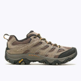 Merrell Men's Moab 3 Low Hiking Boots Walnut Brown detail view