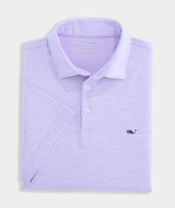 Vineyard Vines Men's St. Jean Stripe Sankaty Polo in Lilac Cationic and White