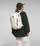 The North Face Women's Recon Backpack in Gardenia White, side view