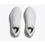 The Hoka Men's Clifton 9 Running Shoes in the All White Colorway