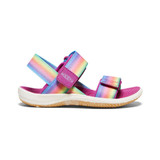 Keen Girls' Elle Backstrap Sandals - Rainbow/ Festival Fuchsia