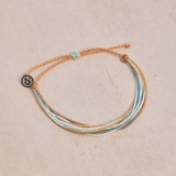 Pura Vida Gold Coast Bracelet gold woven close-up