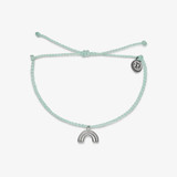 Pura Vida Chasing Rainbows Charm Bracelet Winterfresh on wrist