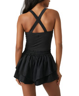 FP Movement Women's Prima Shortsie in black colorway