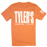 TYLER'S Heather Autumn/White Track Tee - Austin
