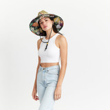 Hemlock Hat Co. Hemlock Straw Lifeguard Hat Nightcap angled view
