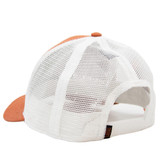 TYLER'S Longhorn Texas Trucker Hat in tan and brown with mesh back