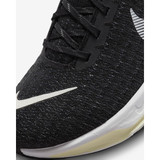 Nike Men's Invincible 3 Flyknit Running Shoes in the Black, White, and Dark Grey colorway