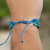 4Ocean Bali Wave Bracelet - Blue/Earth Green