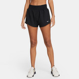 Nike Women's Dri-FIT One 3" Brief-Lined Shorts Black detail view