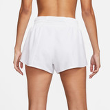 Nike Women's Dri-FIT One 3" Brief-Lined Shorts White side view
