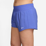The Nike Women's Dri-FIT One 3in Brief-Lined Shorts in Sapphire