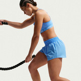 The Nike Women's Dri-FIT One 3in Brief-Lined Shorts in University Blue