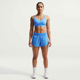 The Nike Women's Dri-FIT One 3in Brief-Lined Shorts in University Blue