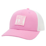 Racquet & Jog Patch Trucker Hat in Pink