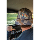 Burlebo Retro Camo Duck Hat Colorway 234534 front view
