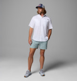 Columbia Men's PFG Tamiami II Shirt White detail view
