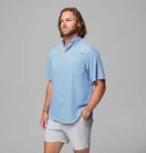 The Columbia Men's PFG Tamiami II Shirt in Sail