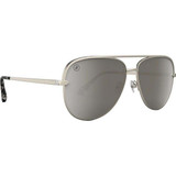 Blenders Shadow Sunglasses in Matte Silver