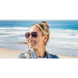 Blenders Shadow Sunglasses in Lilac Lush side angle
