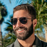 chloe eyewear noore oversize pacify sunglasses item in Matte gold/ Champagne mirror colorway