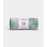 Manduka eQua Yoga Mat Towel in Wasabi Tie Dye
