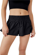 FP Movement Get Your Flirt On Short in Black colorway