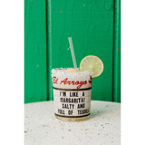 El Arroyo Set of 4 Sign Acrylic Cups - Tequila Sunrise