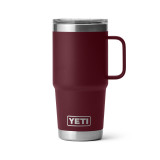 YETI Rambler 20 oz Travel Mug in Wild Vine Red
