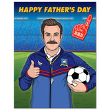 The Found Ted Best Dad Card envelope view