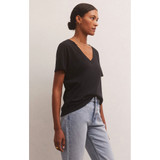 Z Supply Women's Girlfriend V-Neck Tee