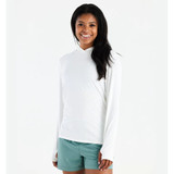 Free Fly Women's Bamboo Shade Hoodie II Bright White