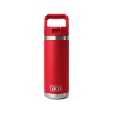YETI Rambler 18 oz Water Bottle in Rescue Red