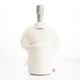 Puffin Drinkwear The Resort Koozie sandy white angled view