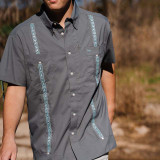 The Texas Standard Men's Guayabera Libre Shirt in Trucha