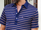 The Criquet Men's Performance Players Shirt in Navy