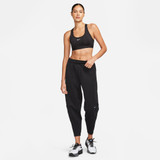 Nike Women's Swoosh Light Support Non-Padded Sports Bra in Black colorway