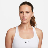 Nike Women's Swoosh Light Support Non-Padded Sports Bra in White