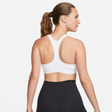 Nike Women's Swoosh Light Support Non-Padded Sports Bra in White back view
