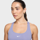 Nike Women's Swoosh Light Support Non-Padded Sports Bra in Lilac Ice