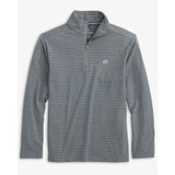 Southern Tide Boys' Cruiser Heather Stripe Quarter Zip Pullover