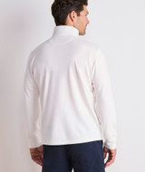 The Vineyard Vines Men's Saltwater 1/4 Zip Pullover in White