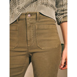 Faherty Women's Terry Patch Pocket dark Jeans