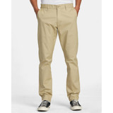 RVCA Men's Daggers Tech Technical Chinos in gray, angled view