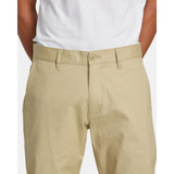 RVCA Men's Daggers Tech Technical Chinos in navy blue, angled view