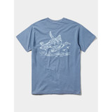 The Duck Camp Men's Flight of the Mallards Tee in the Cenote Colorway