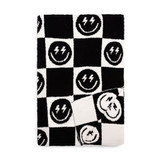 Living Royal Black Bolt Smile Blanket