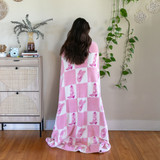 Living Royal Rodeo Check Blanket Living Royal Rodeo Check Blanket close-up