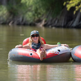 Texas Hill Country Provisions Cosmic Sunset Guadalupe Snapback in Bluegrass Green