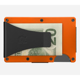 The Ridge Aluminum Money Clip Wallet - Basecamp Orange